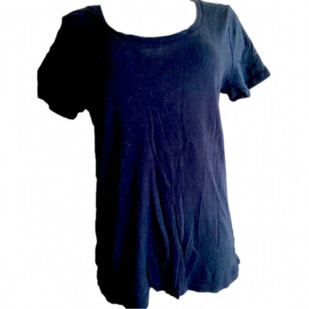 𝅺THE Ultimate Black Tee by Merona, XXL, Lady’s, Gently Used